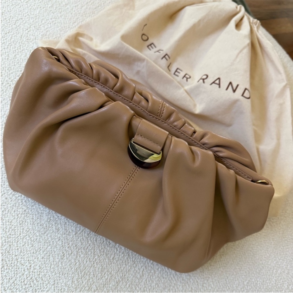 Loeffler Randall Oversized Leather Clutch - Picture 2 of 5
